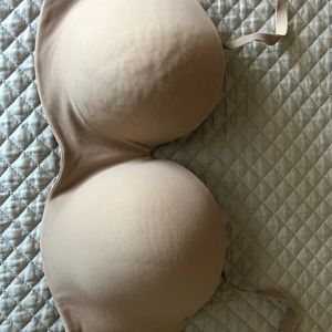 Strapless convertible Body by Victoria nude bra